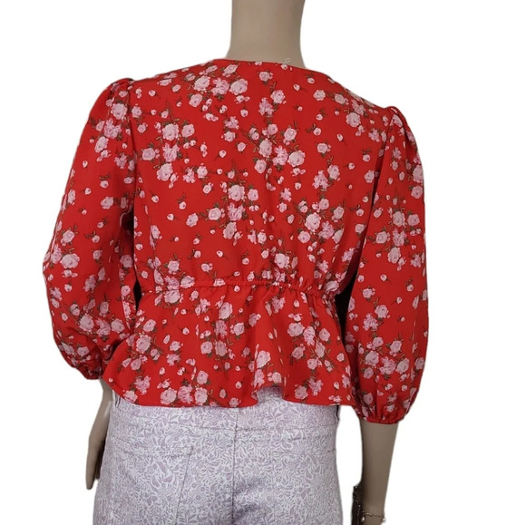 Sage the Label Floral Printed Blouse Top - Picture 12 of 12